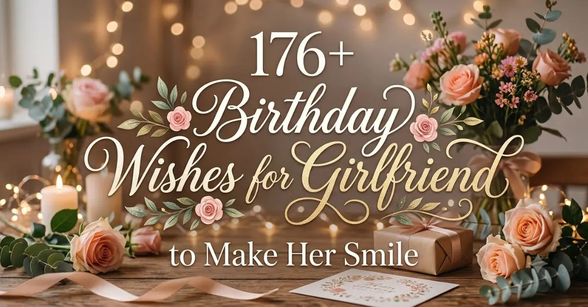 176+ Birthday Wishes for Girlfriend to Make Her Smile