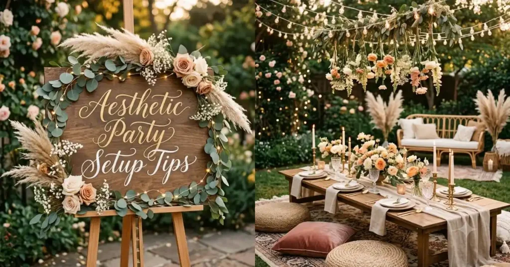 Aesthetic Party Setup Tips