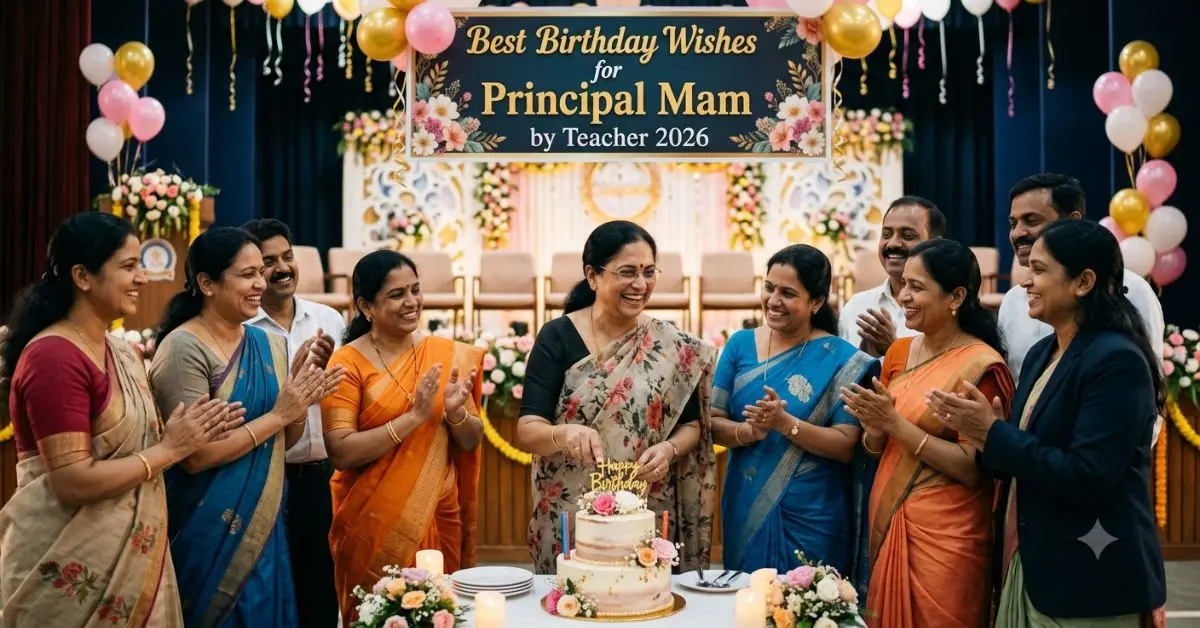 Best Birthday Wishes for Principal Mam by Teacher 2026