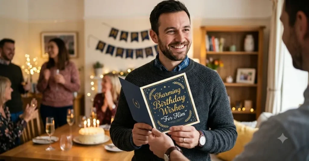 Charming Birthday Wishes "For Him"