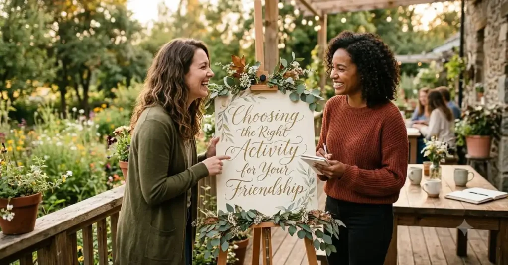 Choosing the Right Activity for Your Friendship