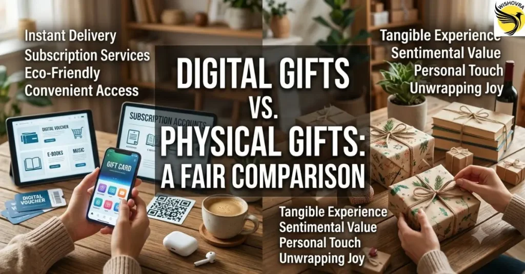 Digital Gifts vs. Physical Gifts: A Fair Comparison