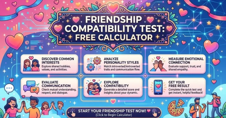 Friendship Compatibility Test: Free Calculator