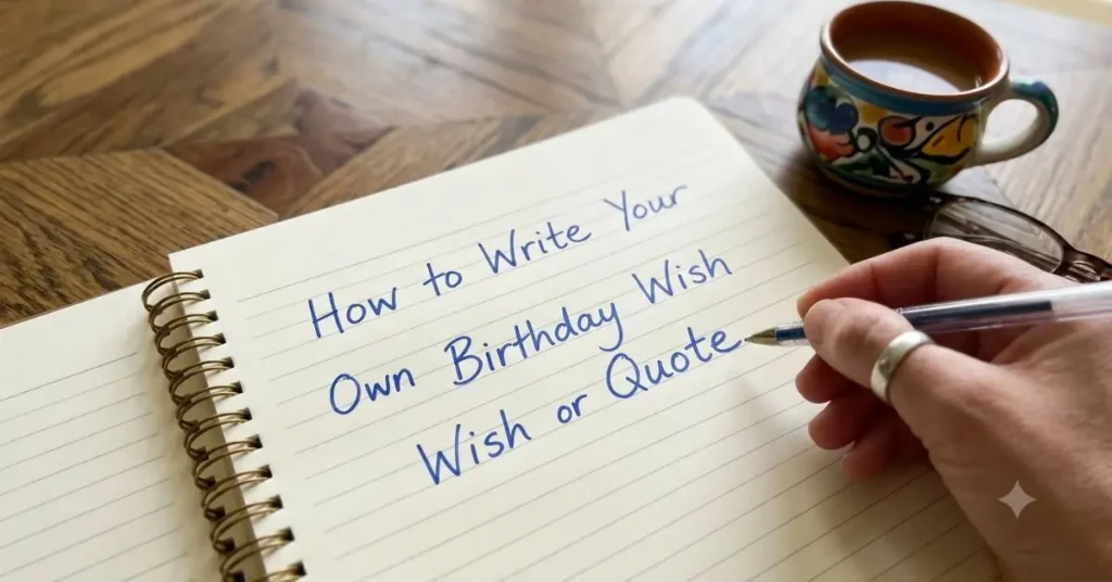 How to Write Your Own Birthday Wish or Quote