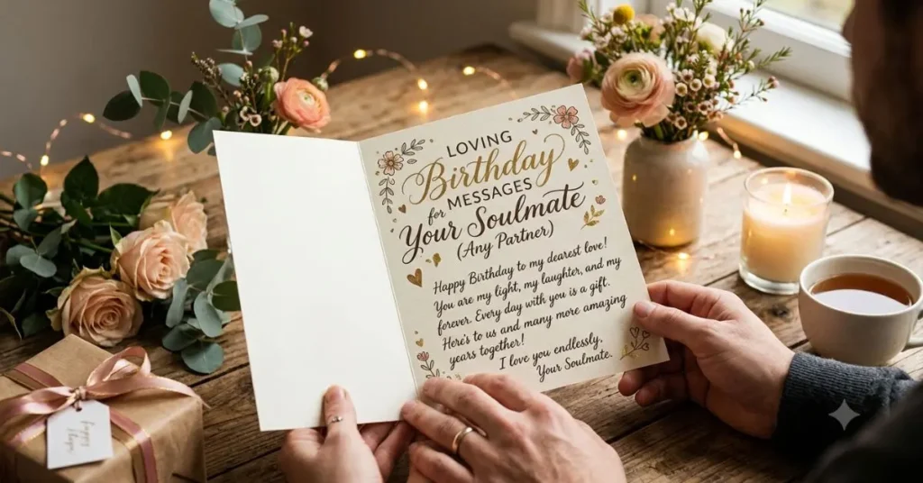 Loving Birthday Messages for Your Soulmate (Any Partner)