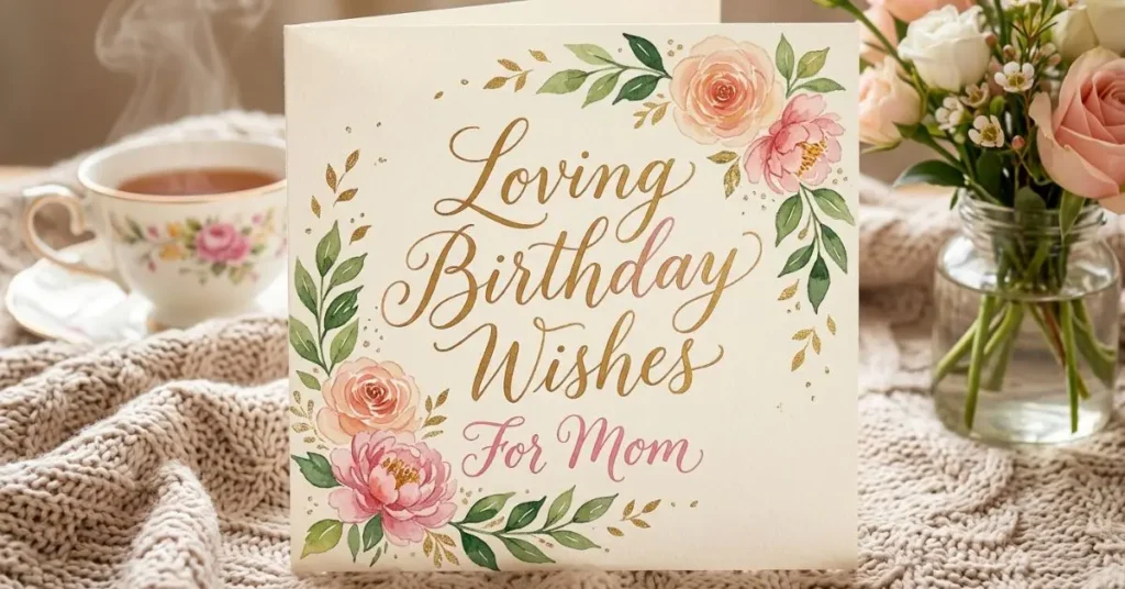 Loving Birthday Wishes "For Mom"
