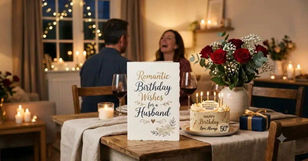 Romantic Birthday Wishes for a Husband