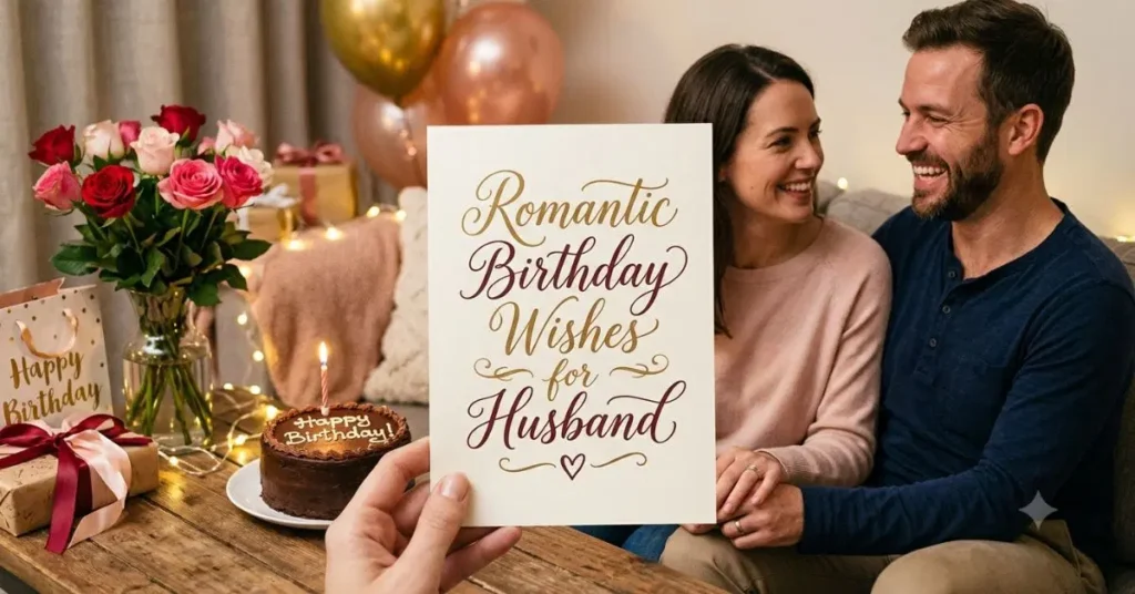 Romantic Birthday Wishes for Husband