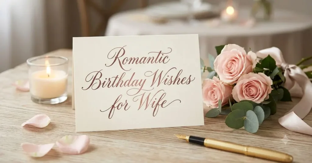 Romantic Birthday Wishes for Wife