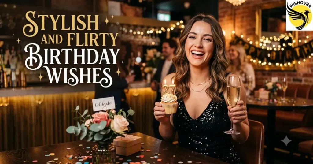 Stylish and Flirty Birthday Wishes