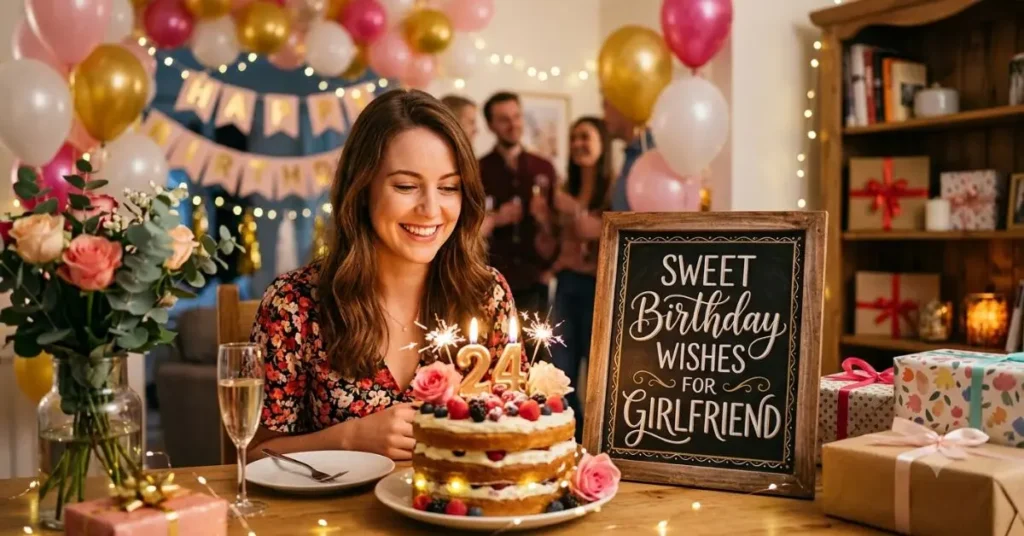 Sweet Birthday Wishes for Girlfriend