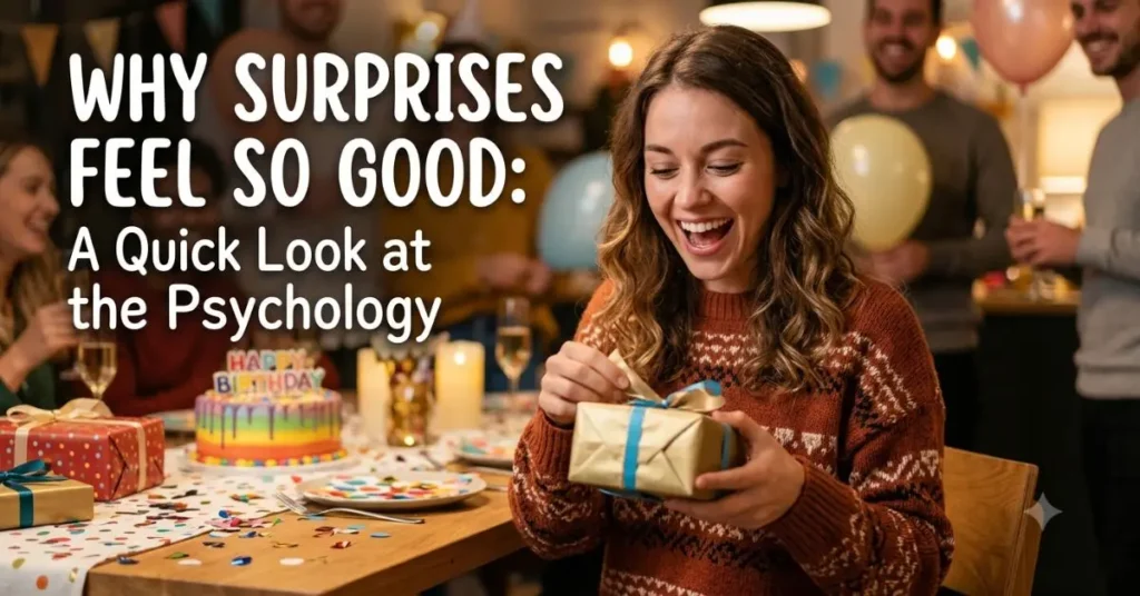 Why Surprises Feel So Good: A Quick Look at the Psychology