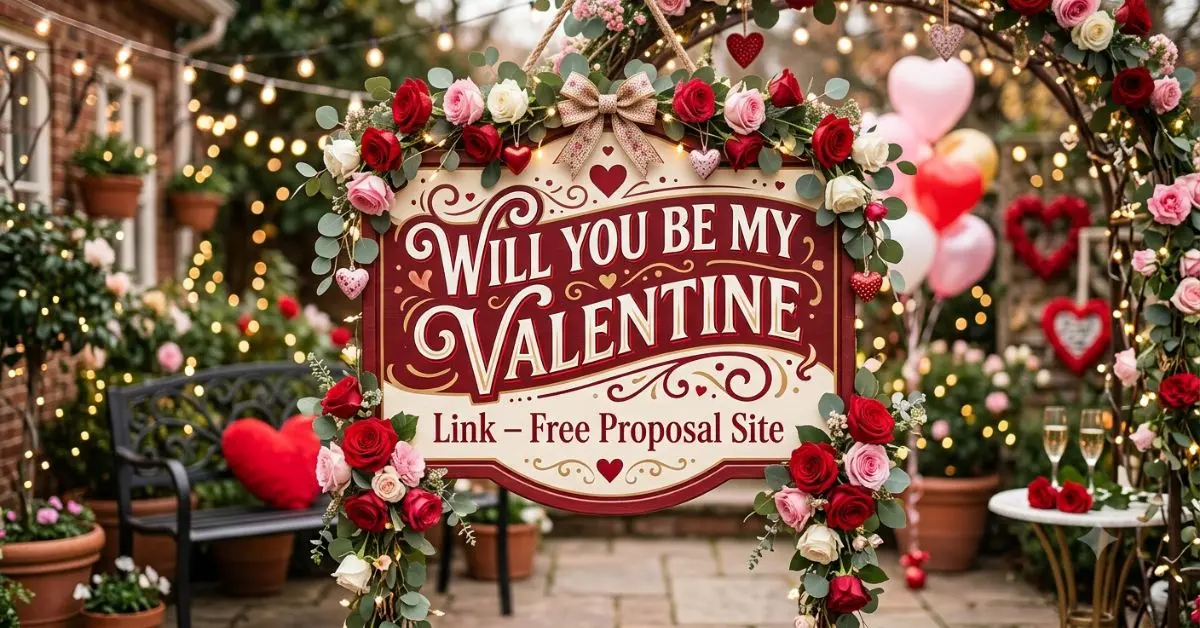 Will You Be My Valentine Link – Free Proposal Site