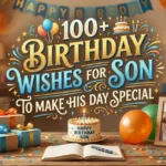 100+ Birthday Wishes for Son to Make His Day Special