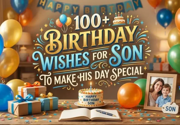 100+ Birthday Wishes for Son to Make His Day Special