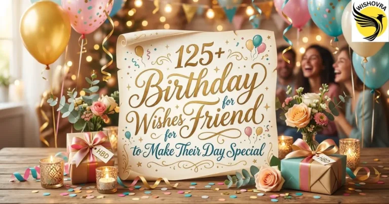 125+ Birthday Wishes for Friend to Make Their Day Special