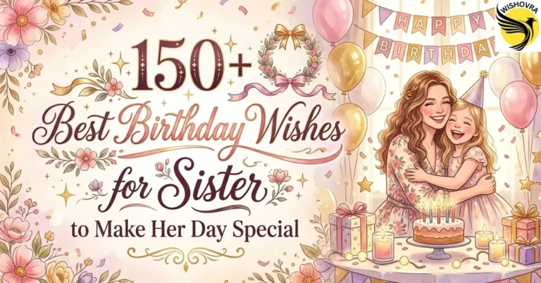 150+ Best Birthday Wishes for Sister to Make Her Day Special