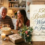 150+ Birthday Wishes for Father From Son or Daughter