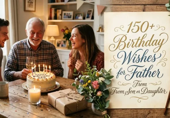 150+ Birthday Wishes for Father From Son or Daughter