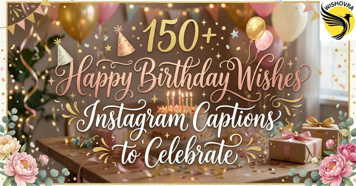 150+ Happy Birthday Wishes Instagram Captions to Celebrate