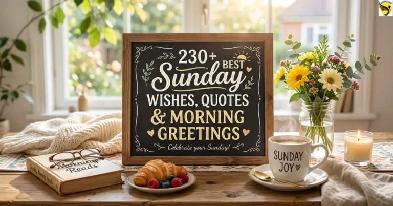 230+ Best Sunday Wishes, Quotes & Morning Greetings