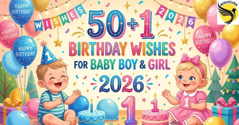 50+ 1 Birthday Wishes for Baby Boy & Girl 2026