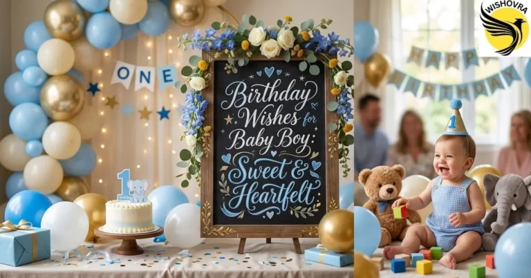 Birthday Wishes for Baby Boy: Sweet & Heartfelt