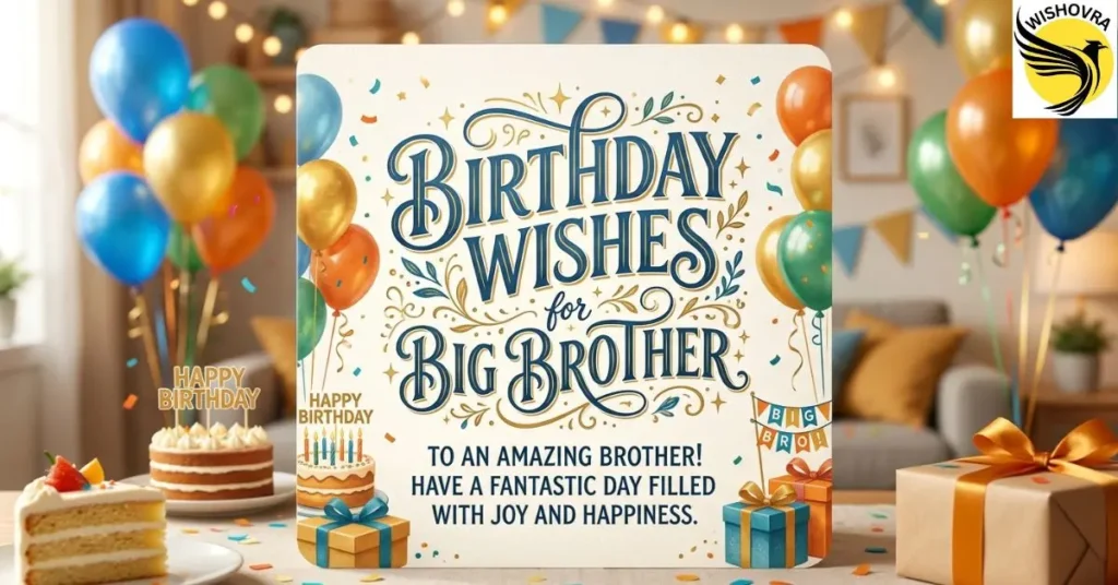 Birthday Wishes for Big Brother