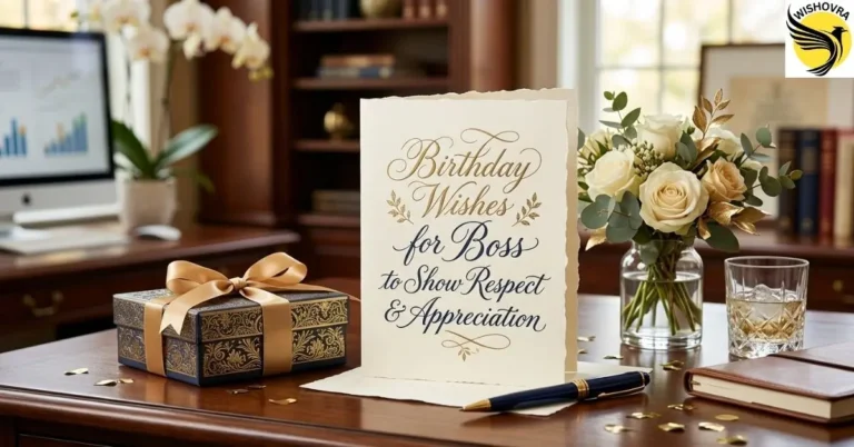 Birthday Wishes for Boss to Show Respect & Appreciation