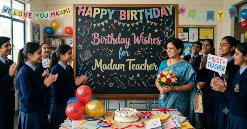 Birthday Wishes for Madam Teacher