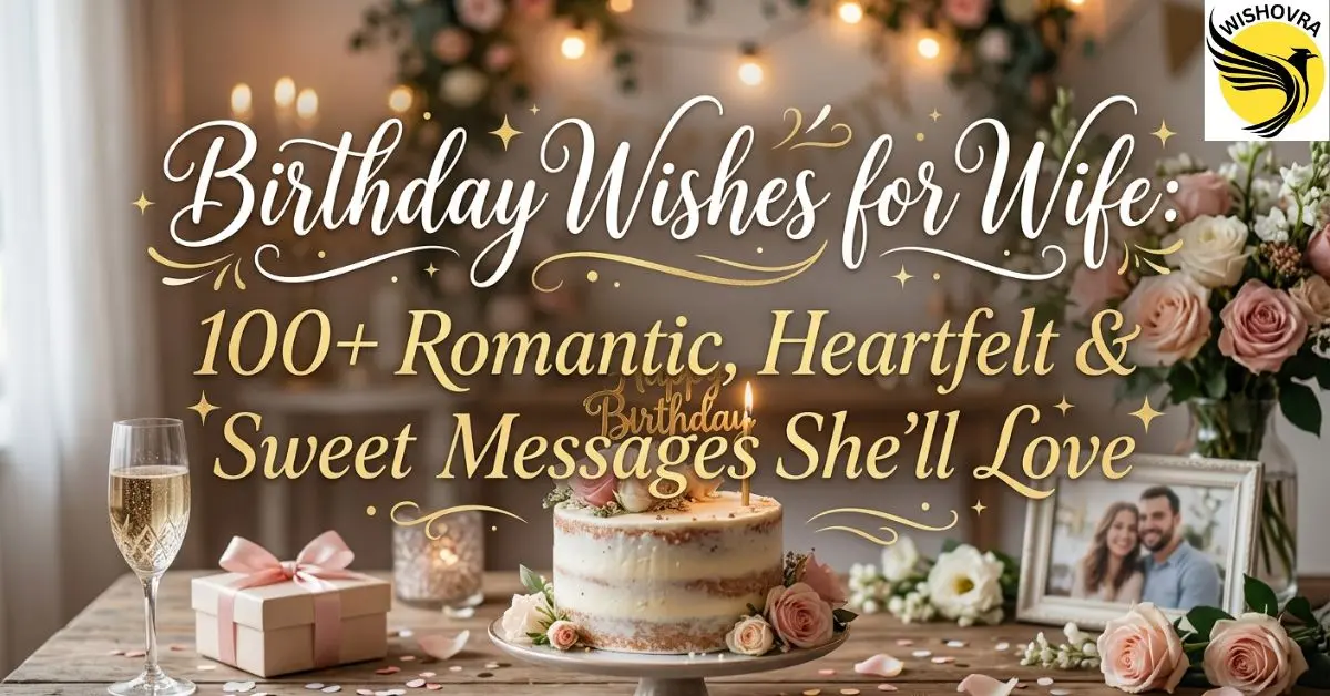 Birthday Wishes for Wife: 100+ Romantic, Heartfelt & Sweet Messages She’ll Love