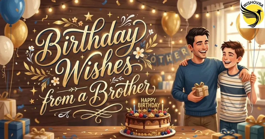 Birthday Wishes from a Brother