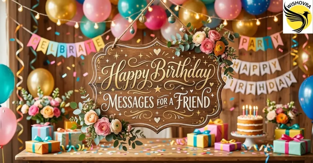 Happy Birthday Messages for a Friend
