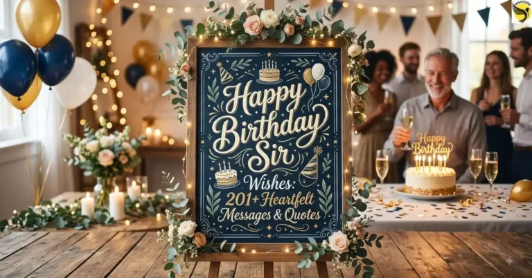 Happy Birthday Sir Wishes: 201+ Heartfelt Messages & Quotes