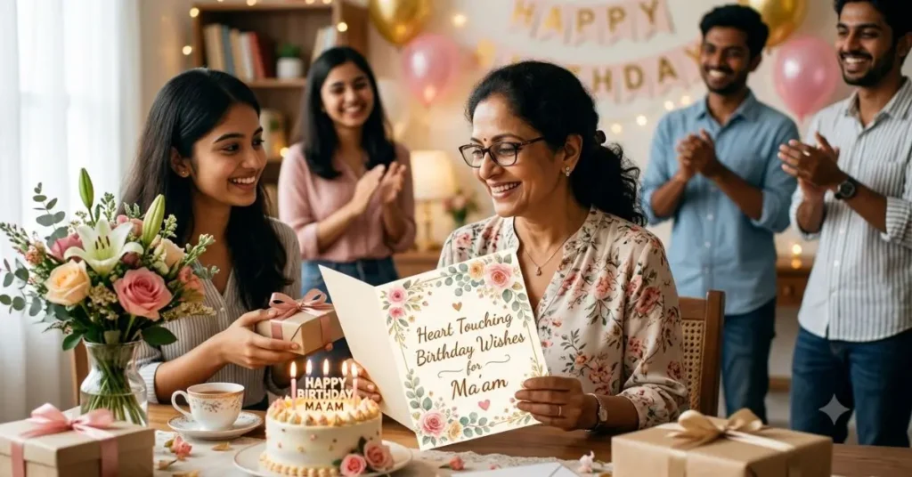 Heart Touching Birthday Wishes for Ma'am