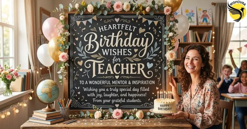Heartfelt Birthday Wishes for Teacher