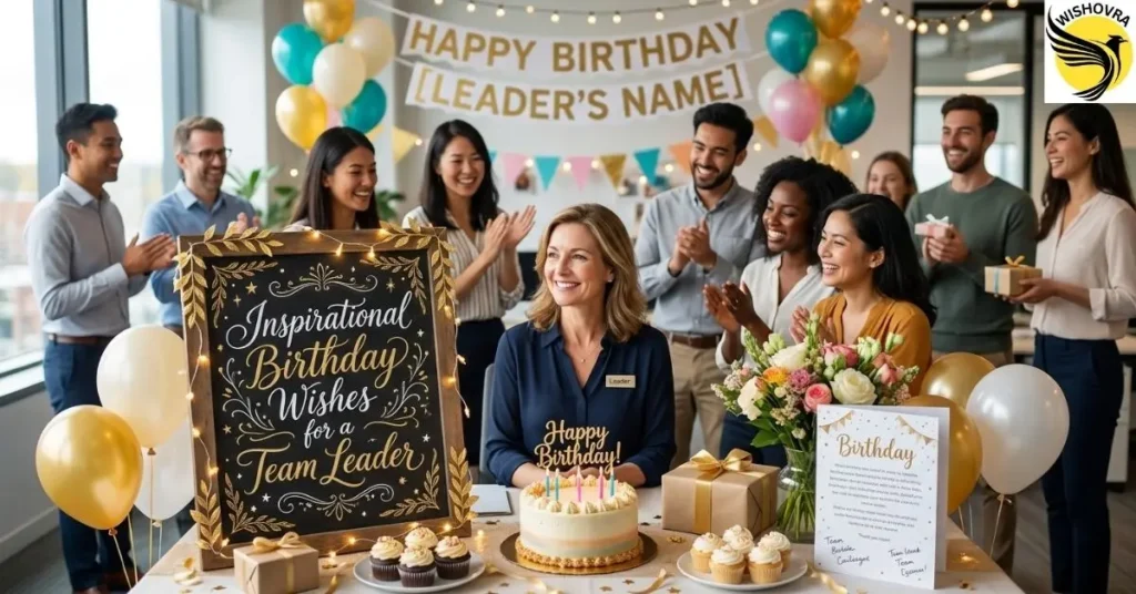Inspirational Birthday Wishes for a Team Leader