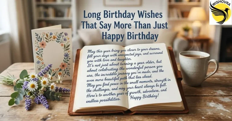Long Birthday Wishes That Say More Than Just Happy Birthday