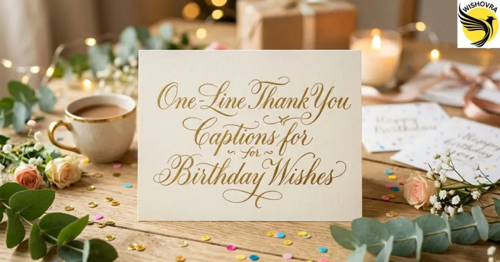 one-line-thank-you-captions-for-birthday-wishes One-Line Thank You Captions for Birthday Wishes
