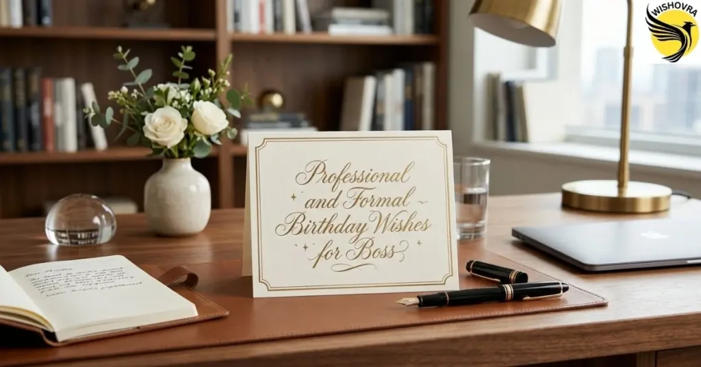 Professional and Formal Birthday Wishes for Boss