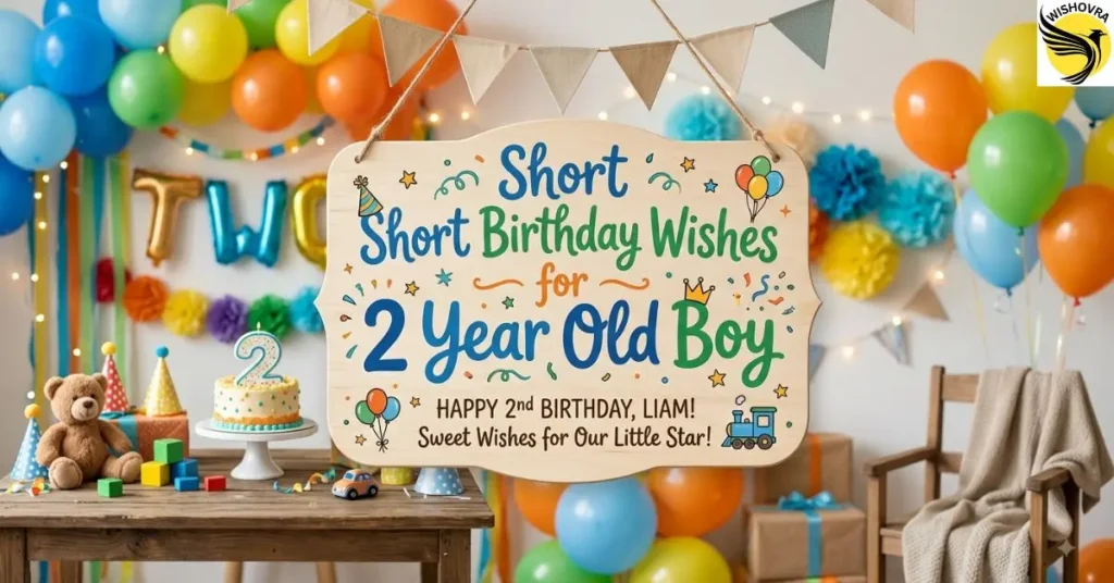 Short Birthday Wishes for 2 Year Old Boy
