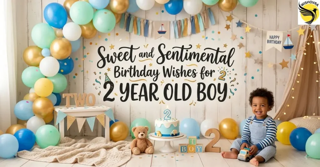 Sweet and Sentimental Birthday Wishes for 2 Year Old Boy