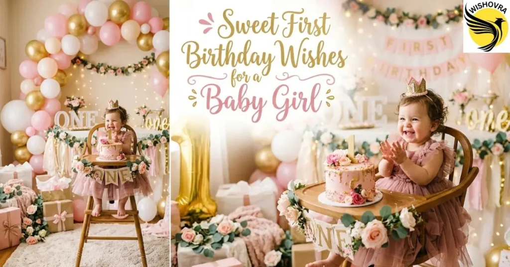 sweet-first-birthday-wishes-for-a-baby-girl Sweet First Birthday Wishes for a Baby Girl