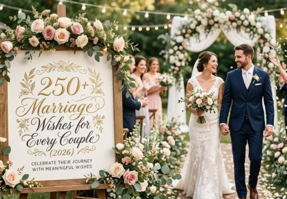 250+ Marriage Wishes for Every Couple (2026)