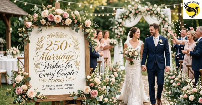 250+ Marriage Wishes for Every Couple (2026)