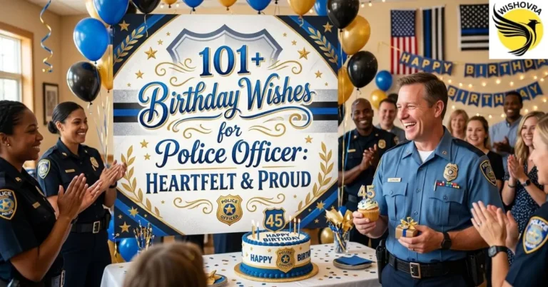 101+ Birthday Wishes for Police Officer: Heartfelt & Proud