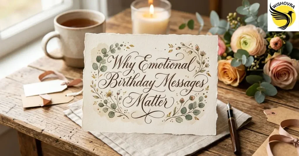 Why Emotional Birthday Messages Matter