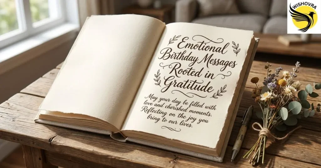 Emotional Birthday Messages Rooted in Gratitude