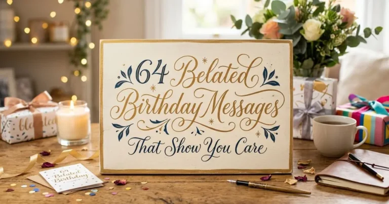 64 Belated Birthday Messages That Show You Care