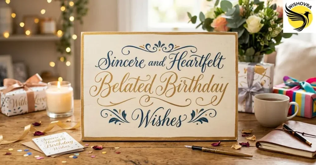 Sincere and Heartfelt Belated Birthday Wishes